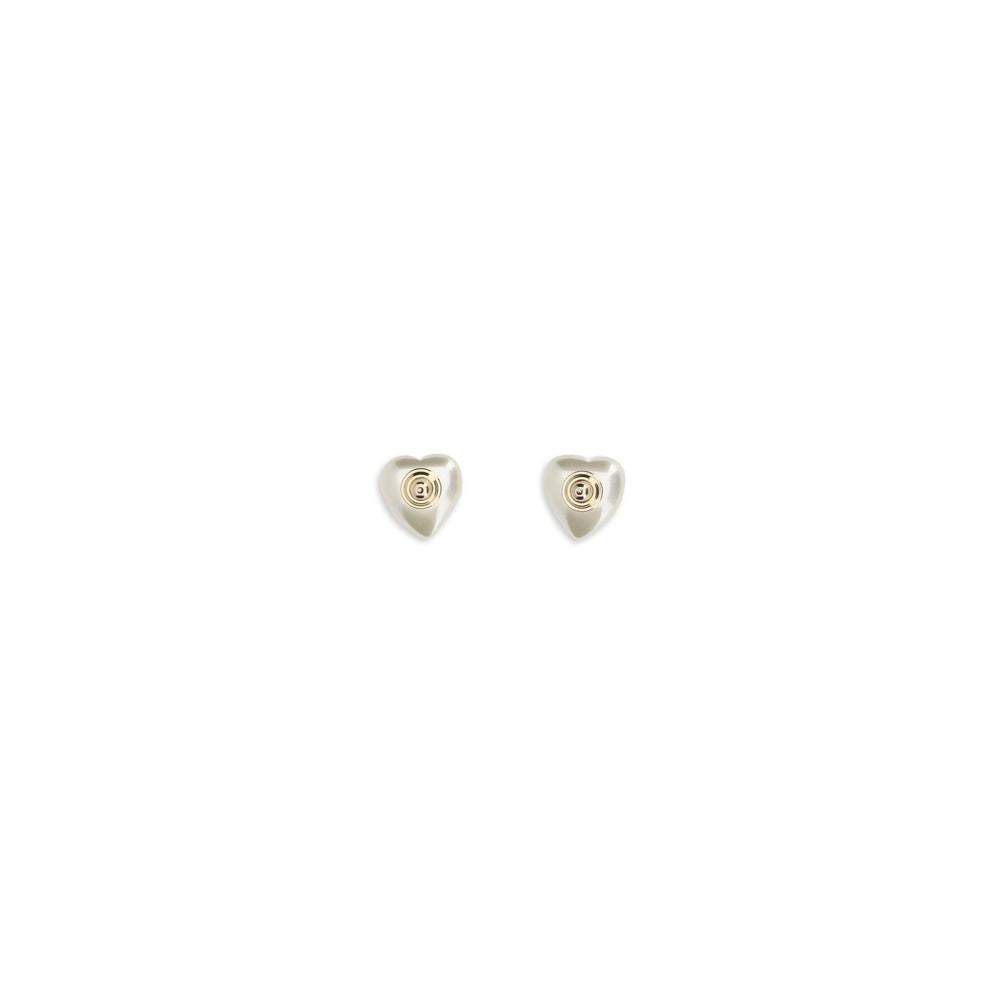 Boucles d'oreilles Valentino Garavani en métal doré avec détail V