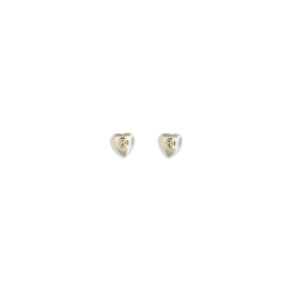 Boucles d'oreilles Valentino Garavani en métal doré avec détail V