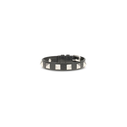 Pulsera Valentino Garavani De Piel De VacunoNegra
