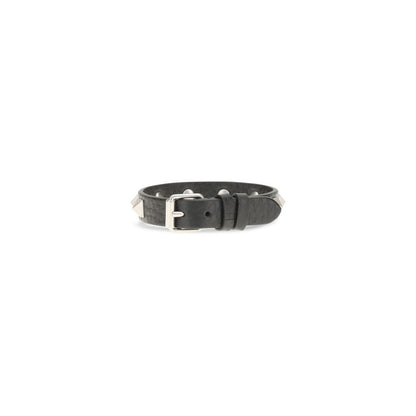 Pulsera Valentino Garavani De Piel De VacunoNegra