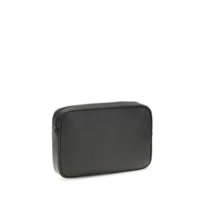 Valentino Garavani Black Leather Bos Taurus Handbag