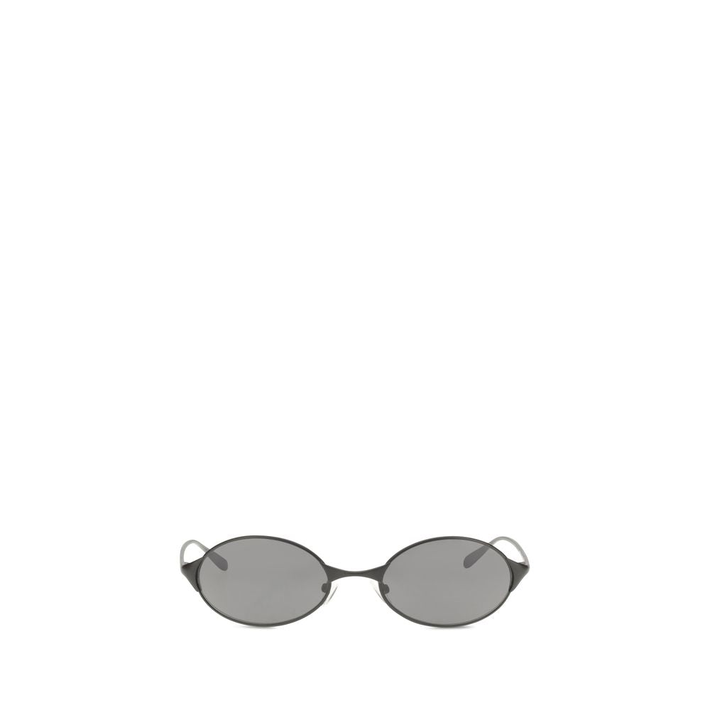 Gafas de Sol Alexander McQueen de Metal Gris