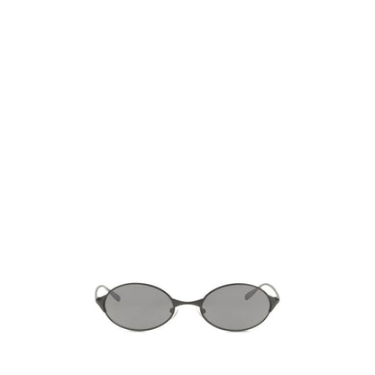 Gafas de Sol Alexander McQueen de Metal Gris