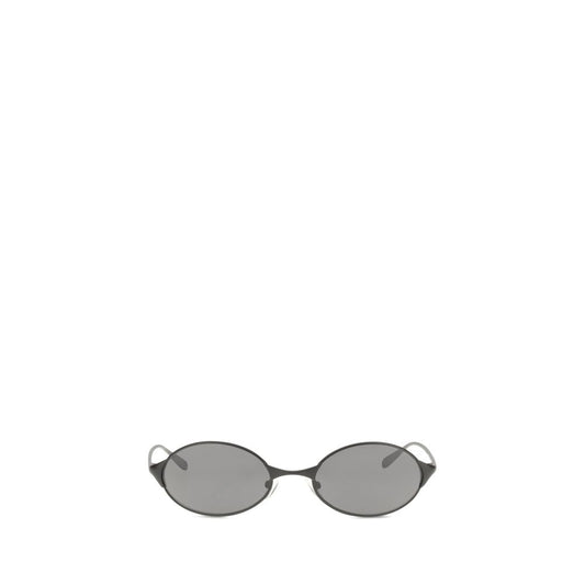 Gafas de Sol Alexander McQueen de Metal Gris
