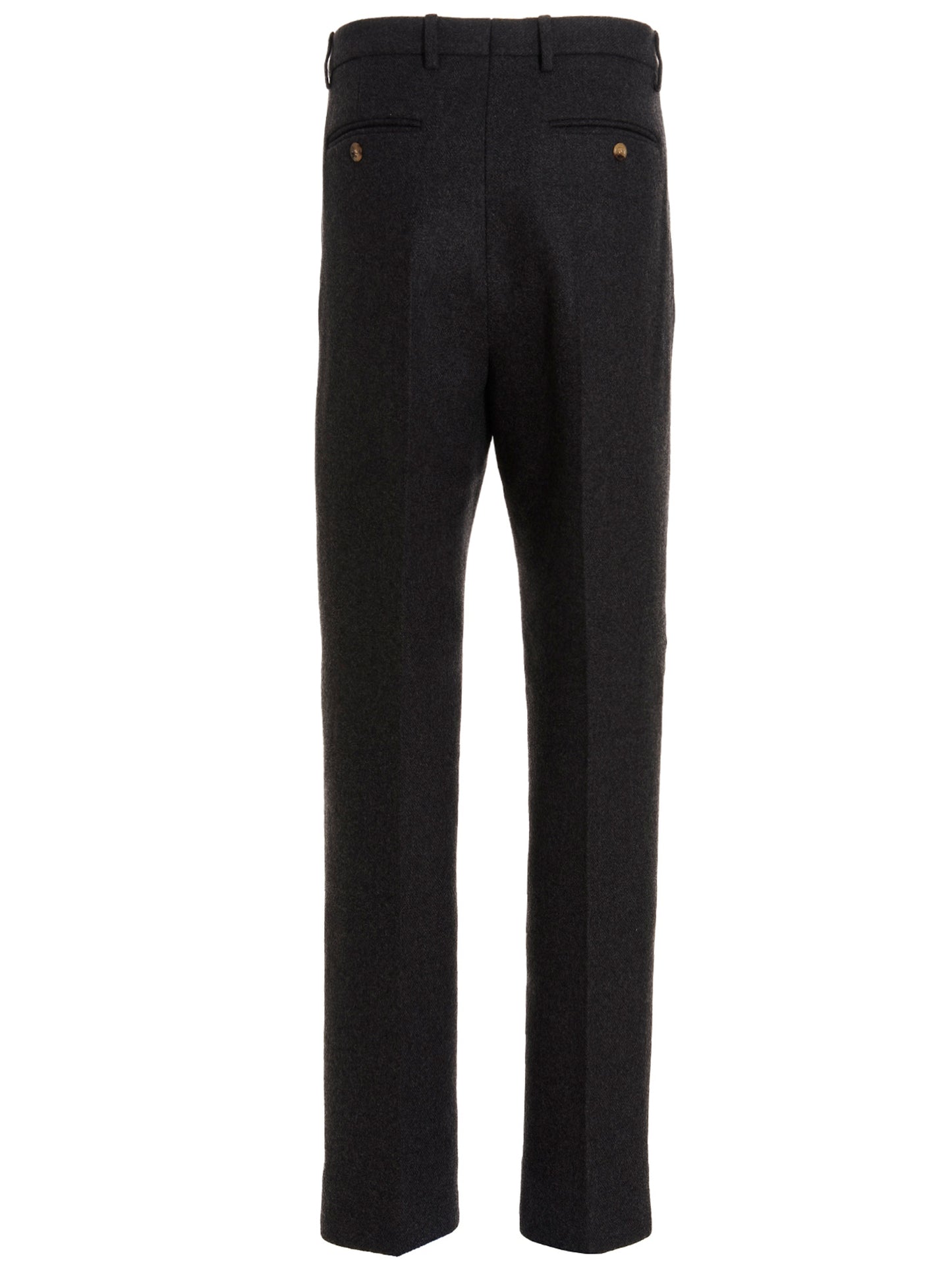 Pantalón de vestir de lana gris Gucci