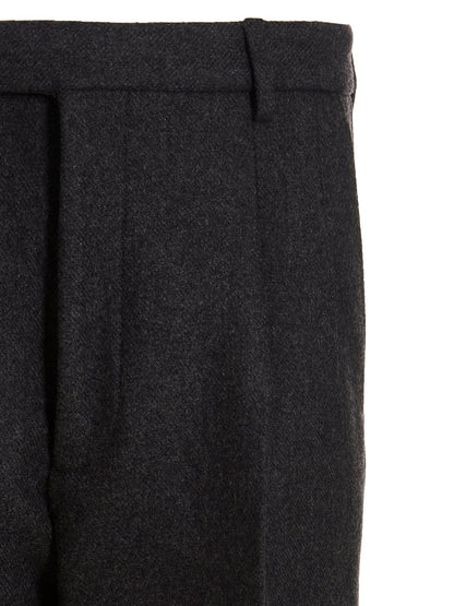 Pantalón de vestir de lana gris Gucci