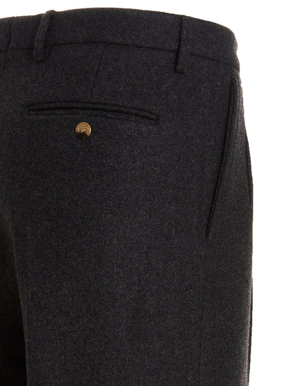 Pantalón de vestir de lana gris Gucci