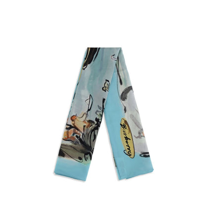 Multicolor Silk Scarf Burberry Style Accessory