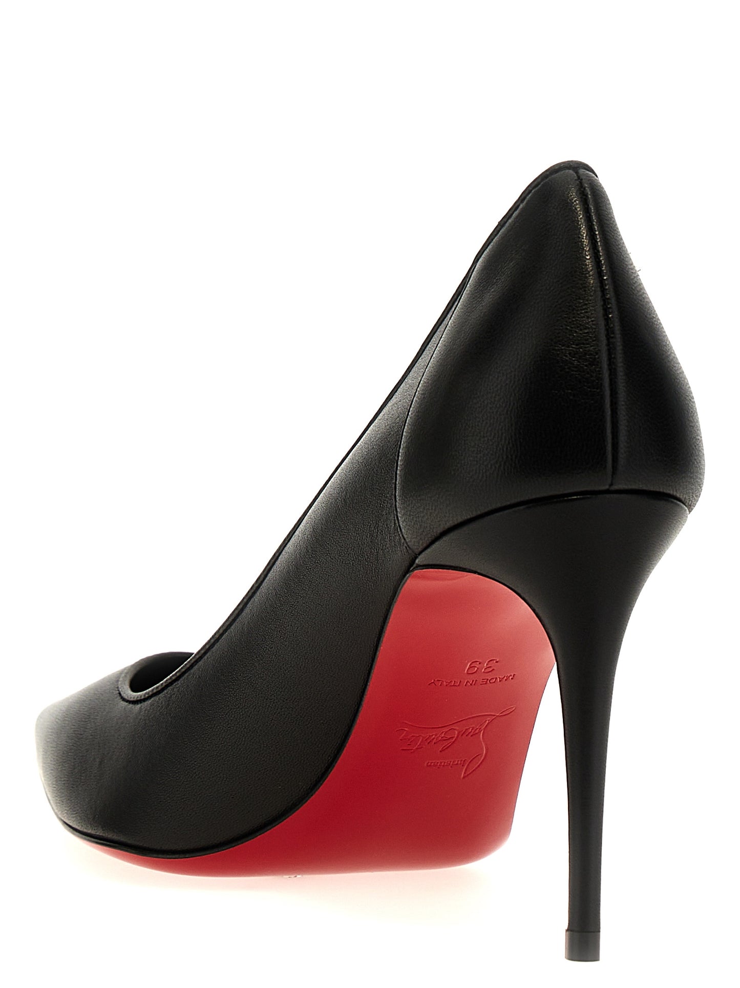 Christian Louboutin Black Napa Leather High Heel Pumps