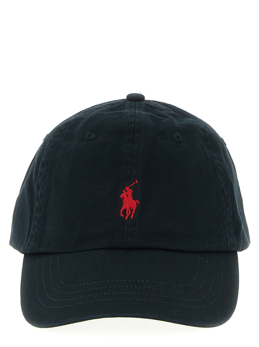 Gorra de algodón negra Polo Ralph Lauren (gorra de béisbol)