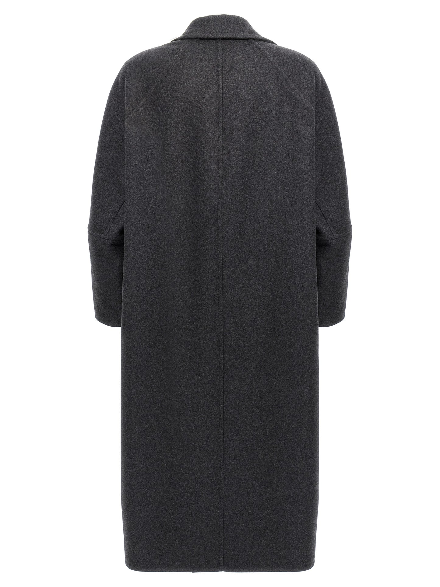 Abrigo Max Mara de lana virgen gris