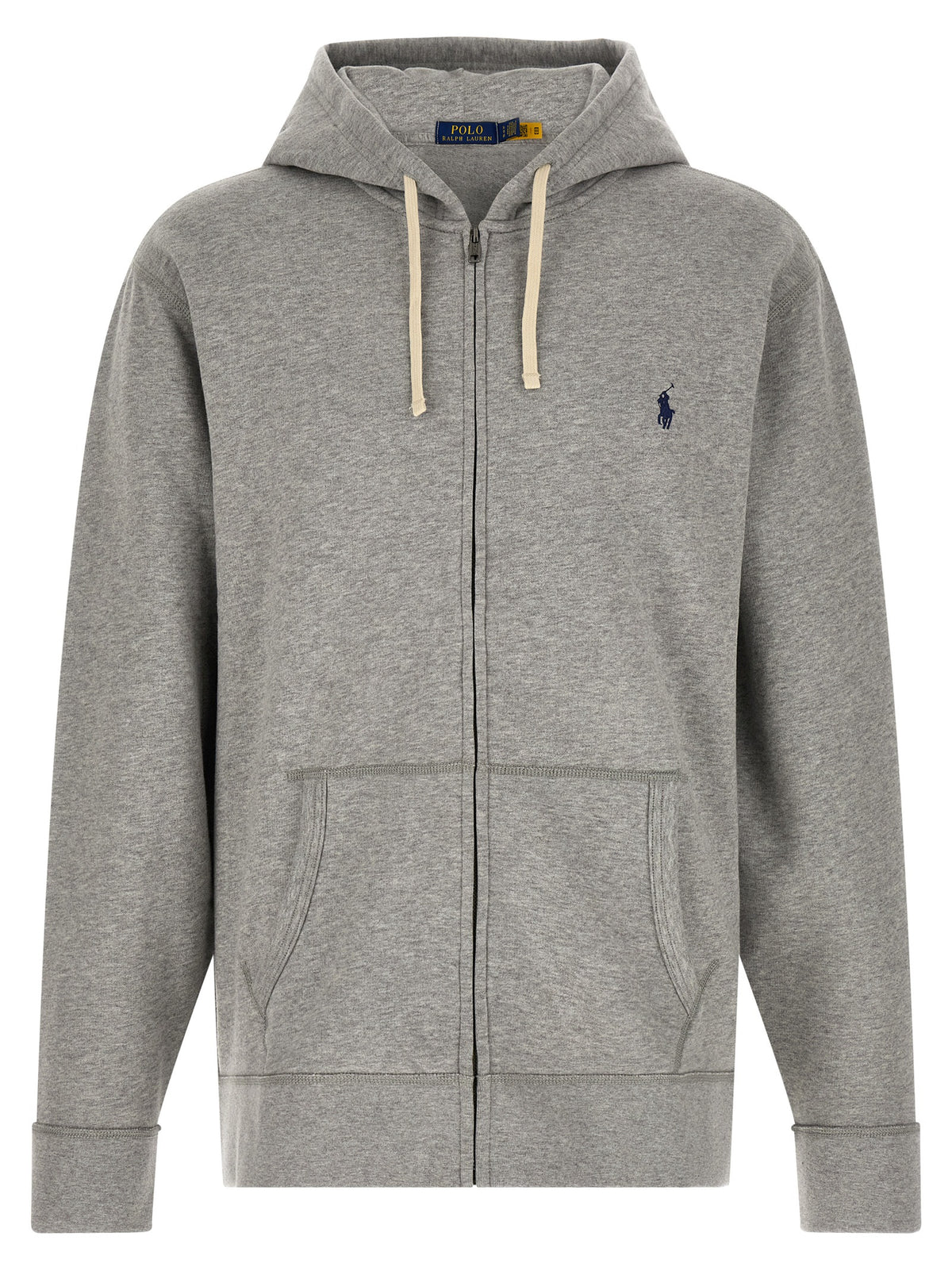 Polo Ralph Lauren Sweat-shirt - Coton Gris Grand Confort