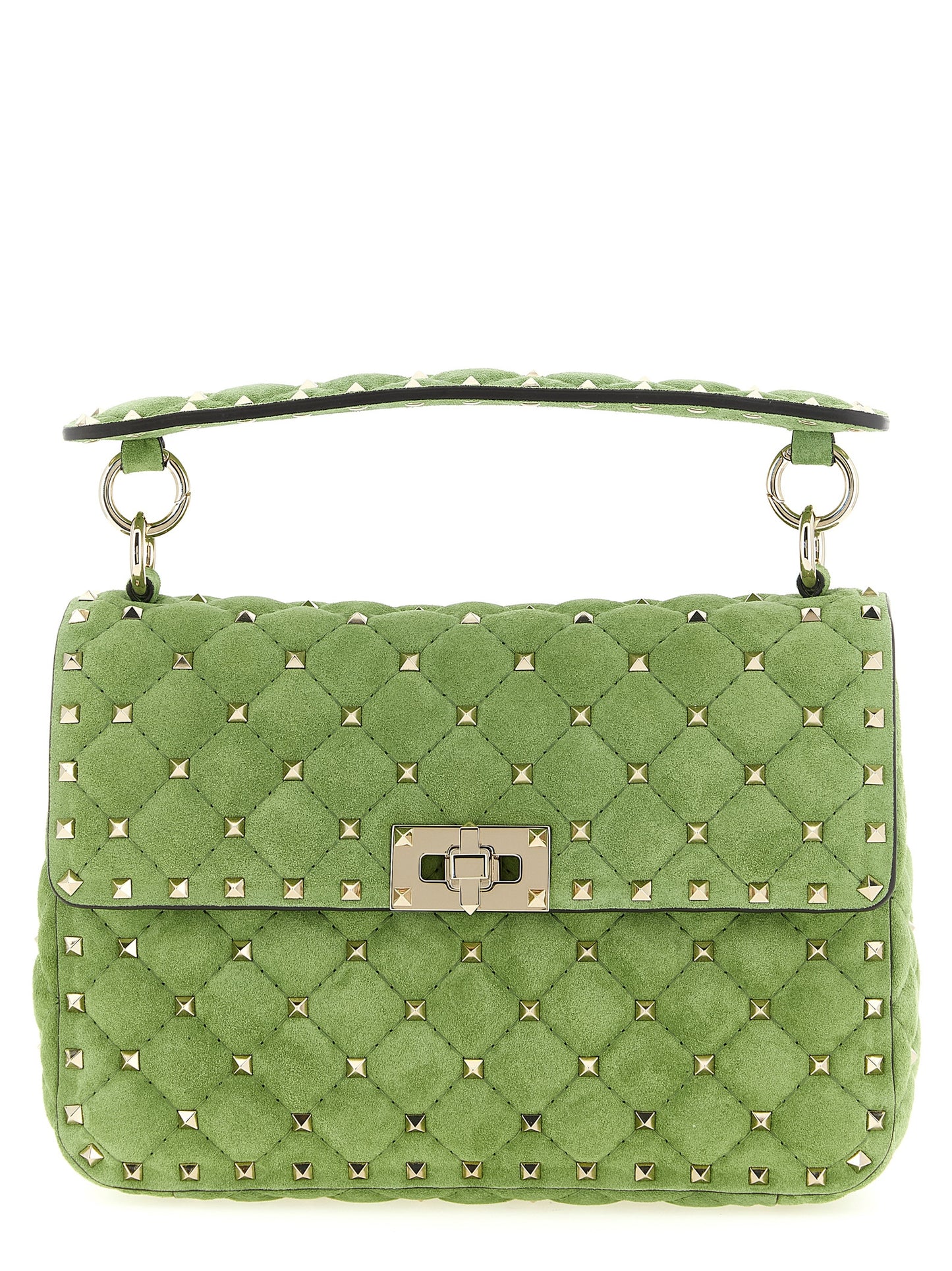 Bolso de hombro Valentino Garavani de piel de becerro bicolor