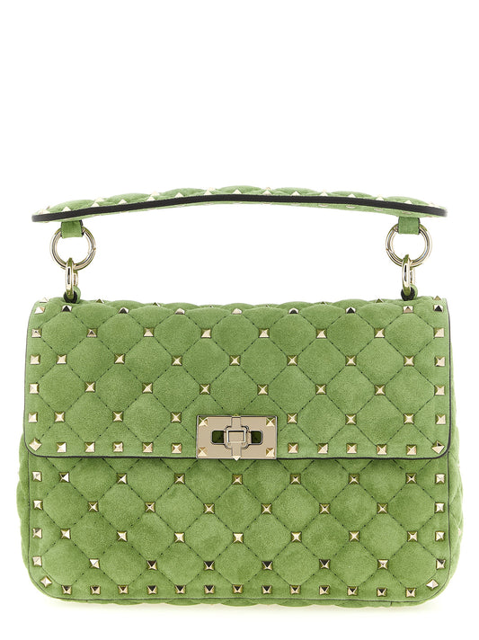 Bolso de hombro Valentino Garavani de piel de becerro bicolor