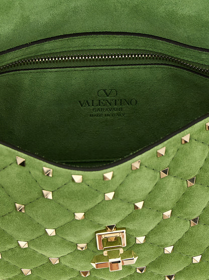 Bolso de hombro Valentino Garavani de piel de becerro bicolor