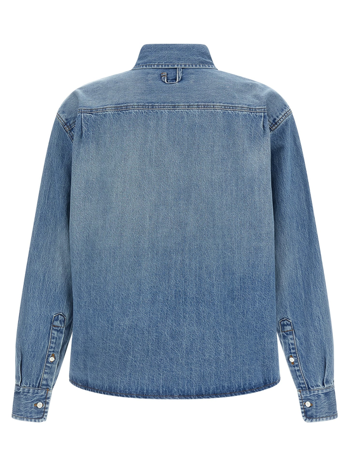 Blusa de algodón azul Jacquemus