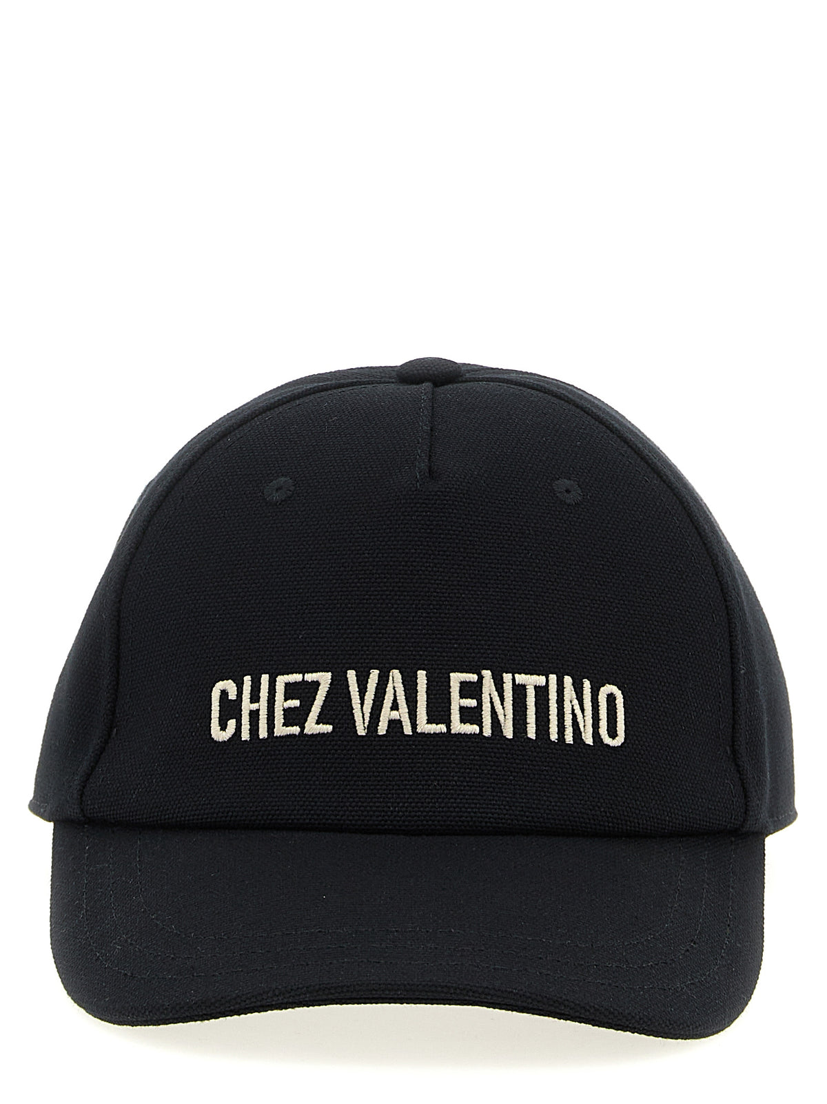Casquette De Baseball Valentino Garavani En Coton Noir