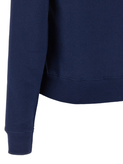 Sweat-shirt bleu en coton Valentino Garavani