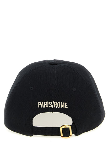 Casquette De Baseball Valentino Garavani En Coton Noir