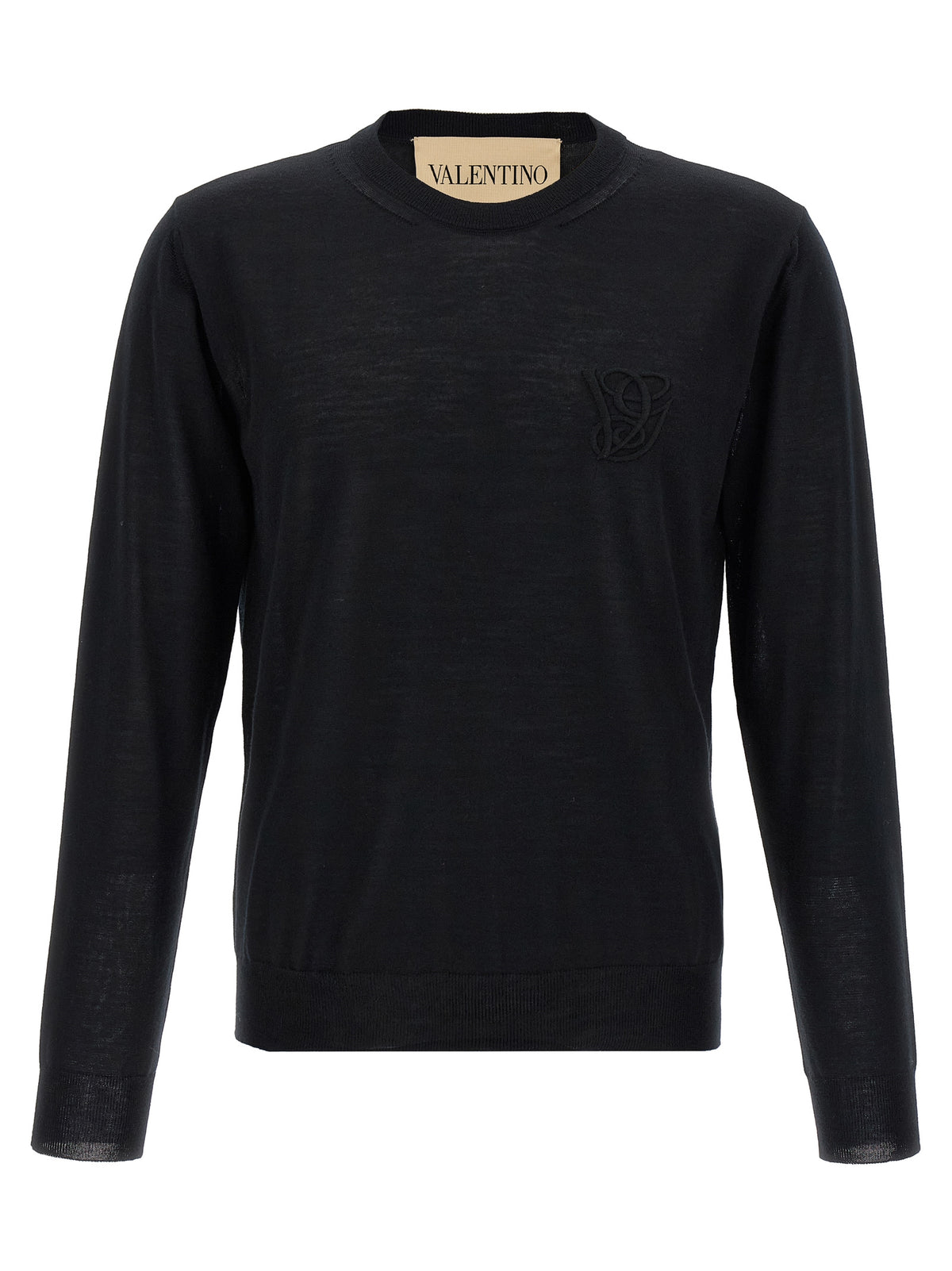 Cardigan Valentino Garavani Noir en Laine Vierge