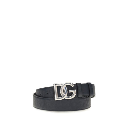 Dolce & Gabbana Cinturón Regular De Piel De VacunoNegro Bos Taurus