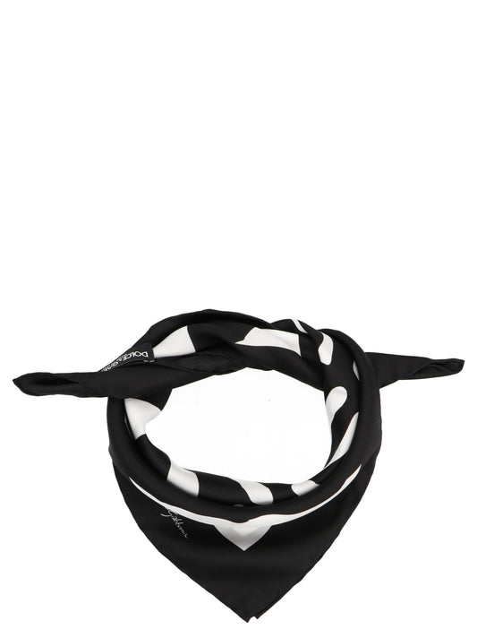 Foulard de seda bicolor de Dolce & Gabbana