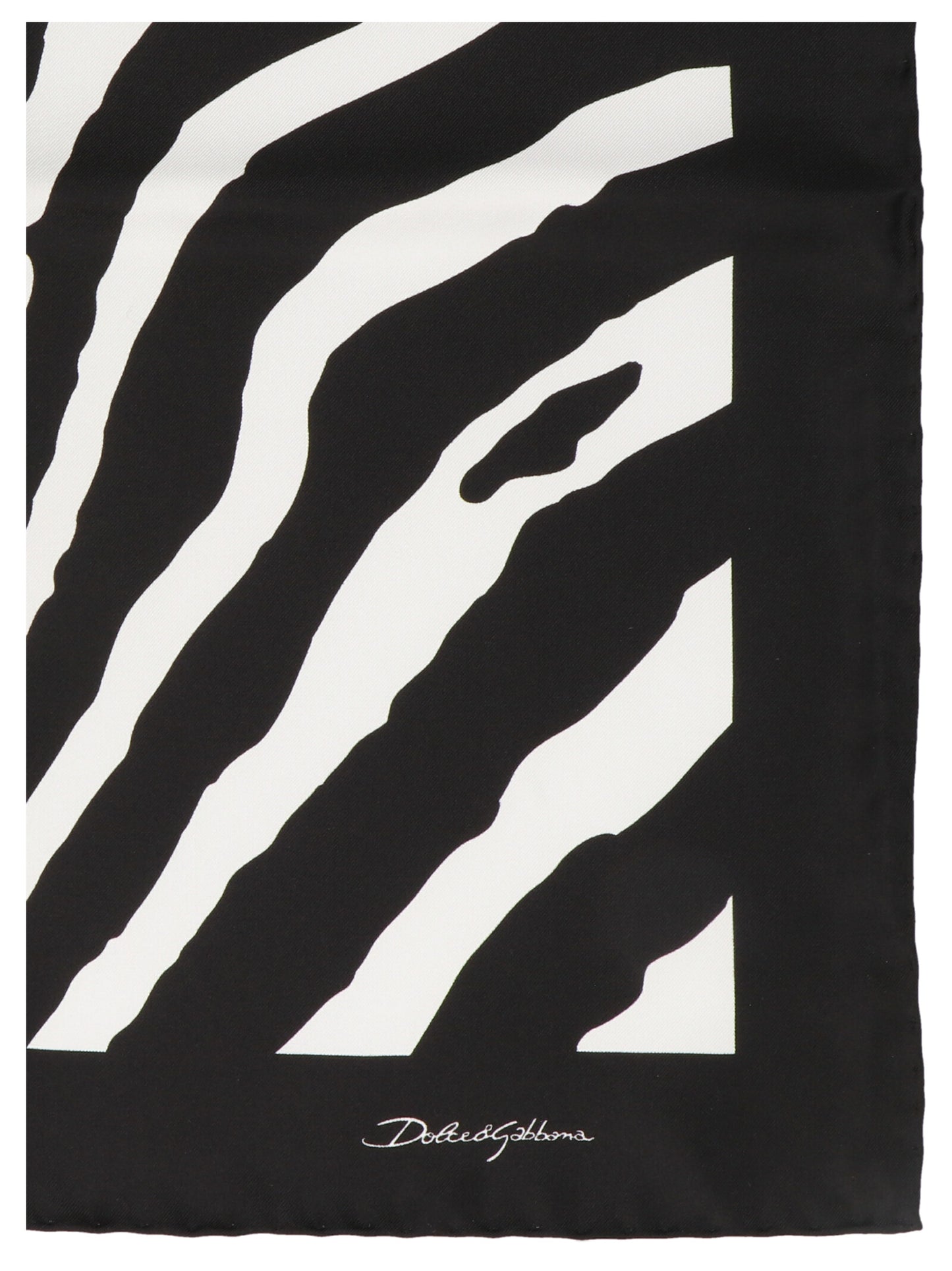 Foulard de seda bicolor de Dolce & Gabbana