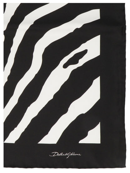 Foulard de seda bicolor de Dolce & Gabbana