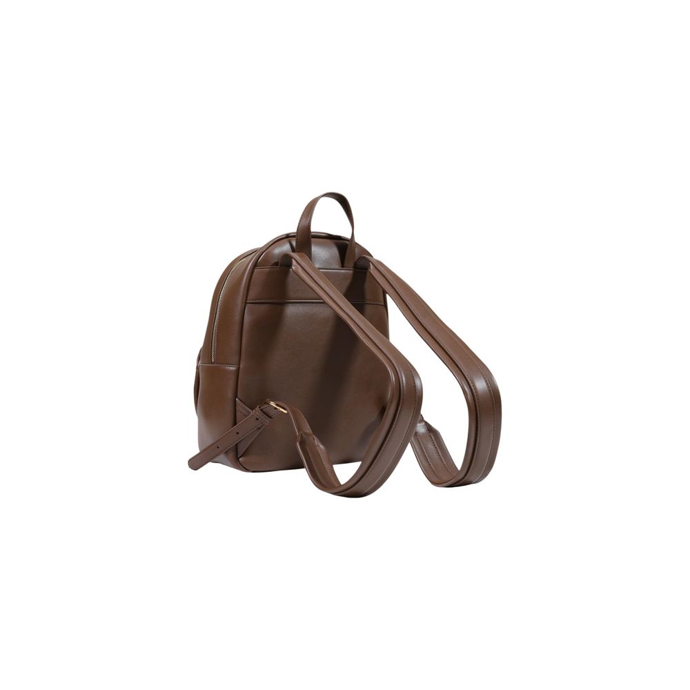 Mochila de polietileno marrón Love Moschino