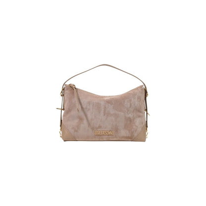 Bolso de mano Love Moschino de poliéster beige