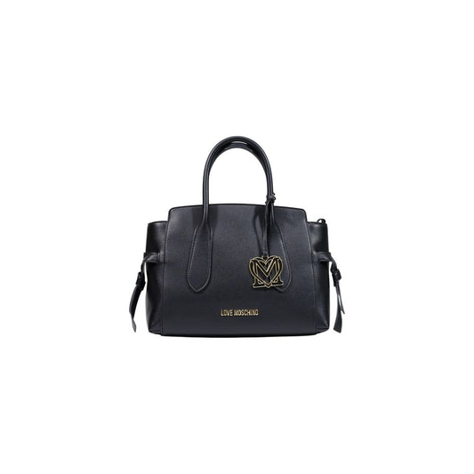 Bolso de mano Love Moschino de polietileno negro
