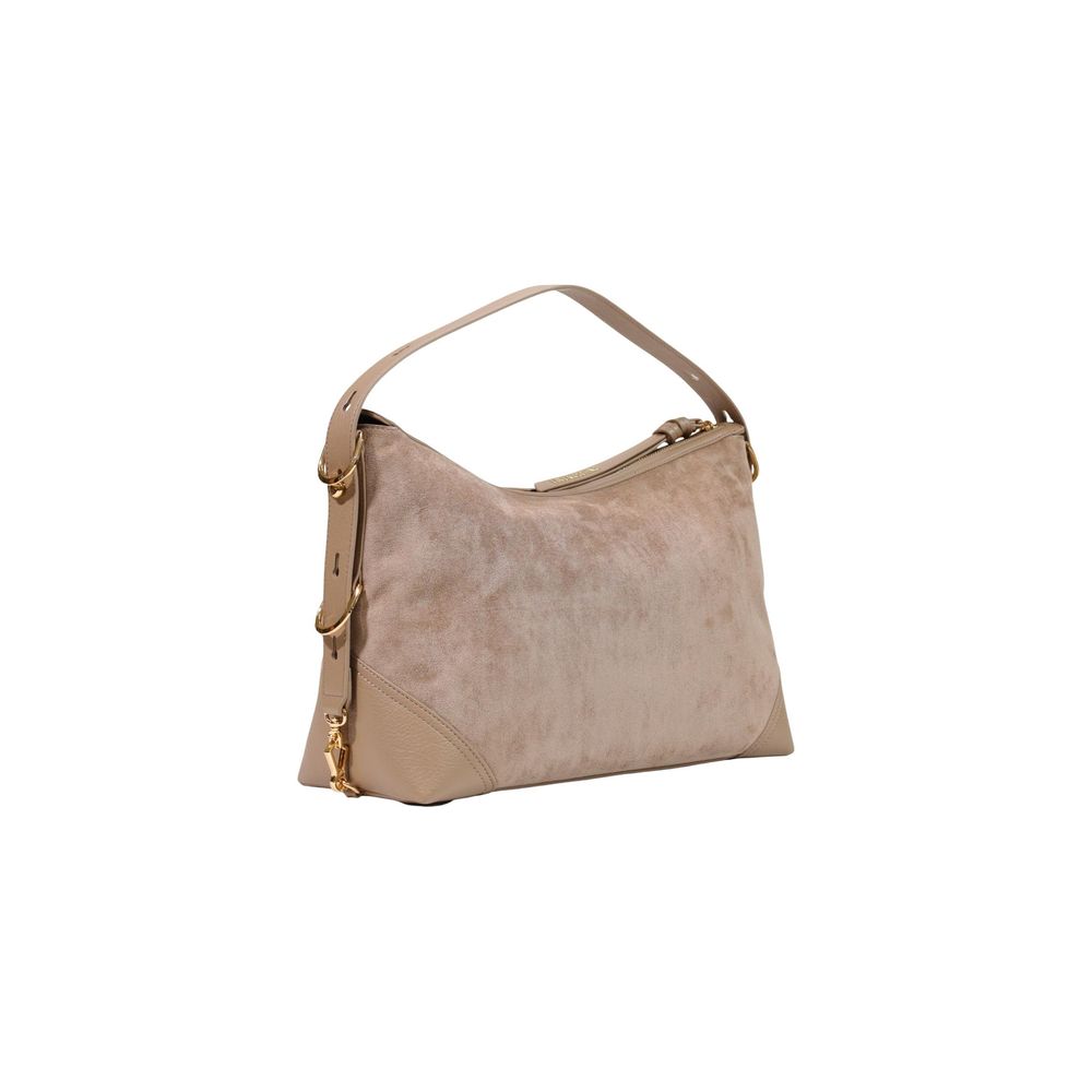 Bolso de mano Love Moschino de poliéster beige