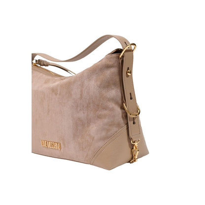 Bolso de mano Love Moschino de poliéster beige