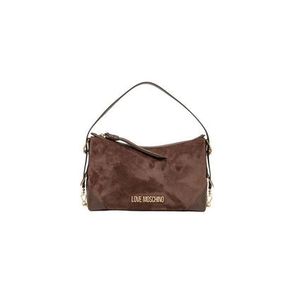 Bolso de mano Love Moschino de poliéster marrón