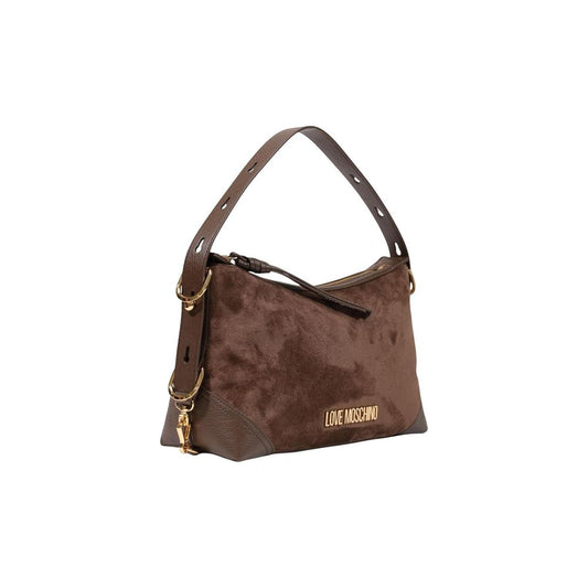Bolso de mano Love Moschino de poliéster marrón
