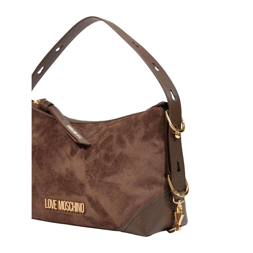 Bolso de mano Love Moschino de poliéster marrón