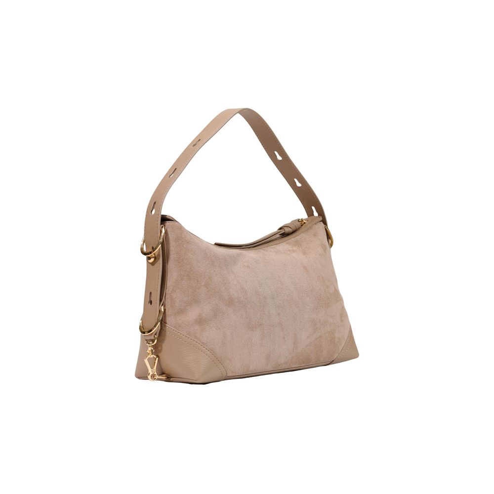 Bolso de mano Love Moschino de poliéster beige