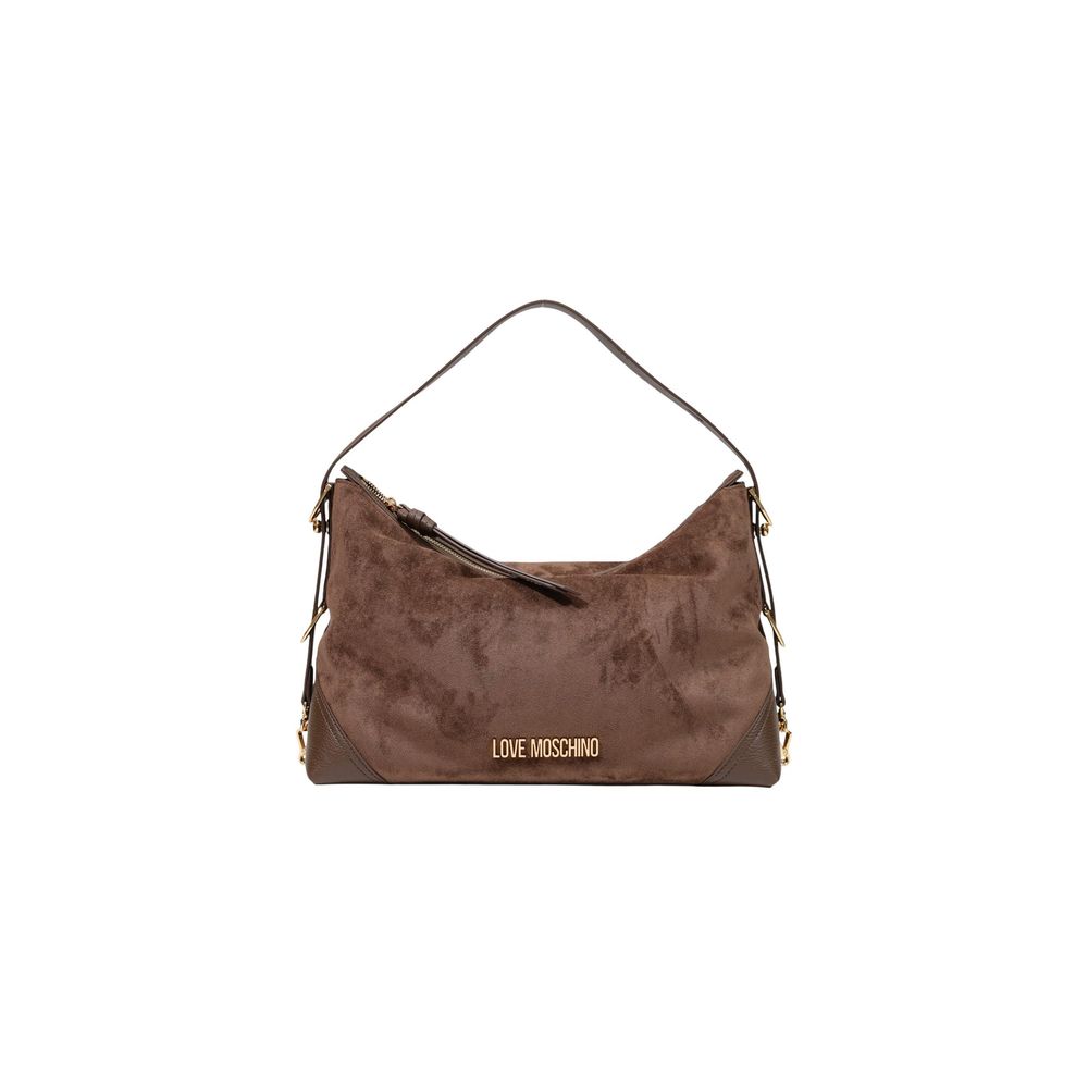 Bolso de mano Love Moschino de poliéster marrón
