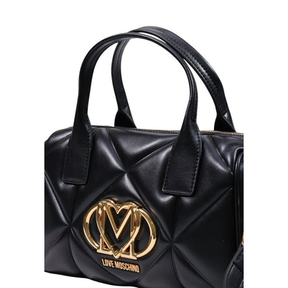 Bolso de mano Love Moschino de polietileno negro
