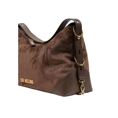 Bolso de mano Love Moschino de poliéster marrón