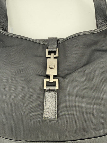 Gucci Bolso Jackie Clásico De Cuero Y Lona Espacioso