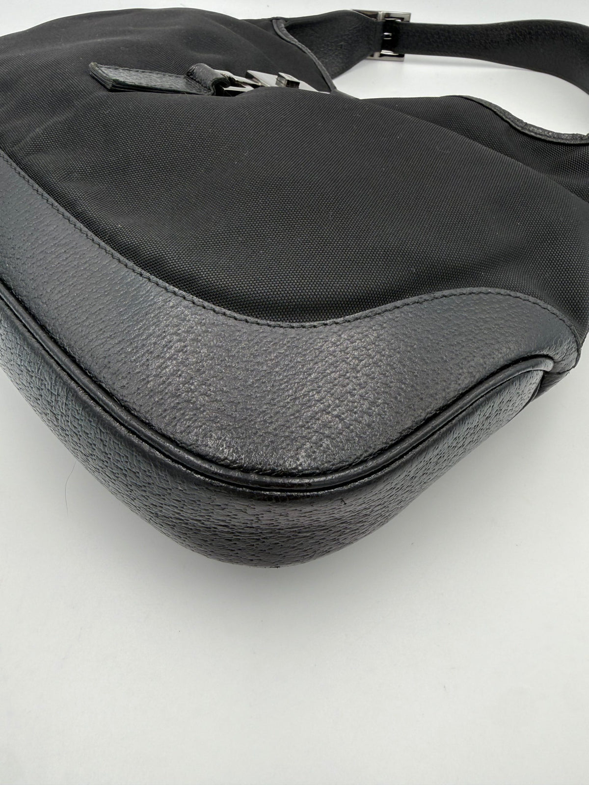 Gucci Bolso Jackie Clásico De Cuero Y Lona Espacioso