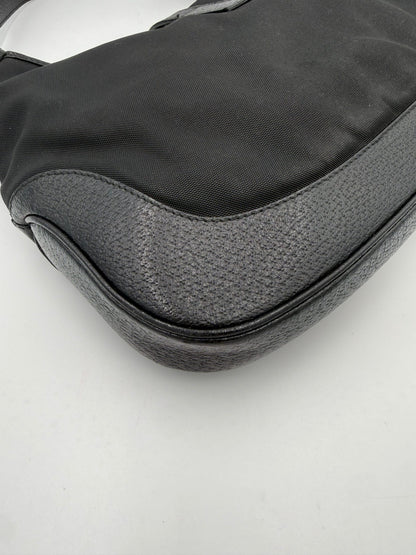 Gucci Bolso Jackie Clásico De Cuero Y Lona Espacioso