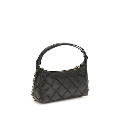 Bolso de mano Tory Burch negro de piel de cordero Ovis Aries