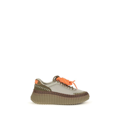 Chloé Baskets Nama - Finition bicolore et polyuréthane