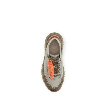 Chloé Baskets Nama - Finition bicolore et polyuréthane