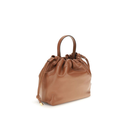 Sac porté épaule Chloé en peau d'agneau Ovis Aries marron