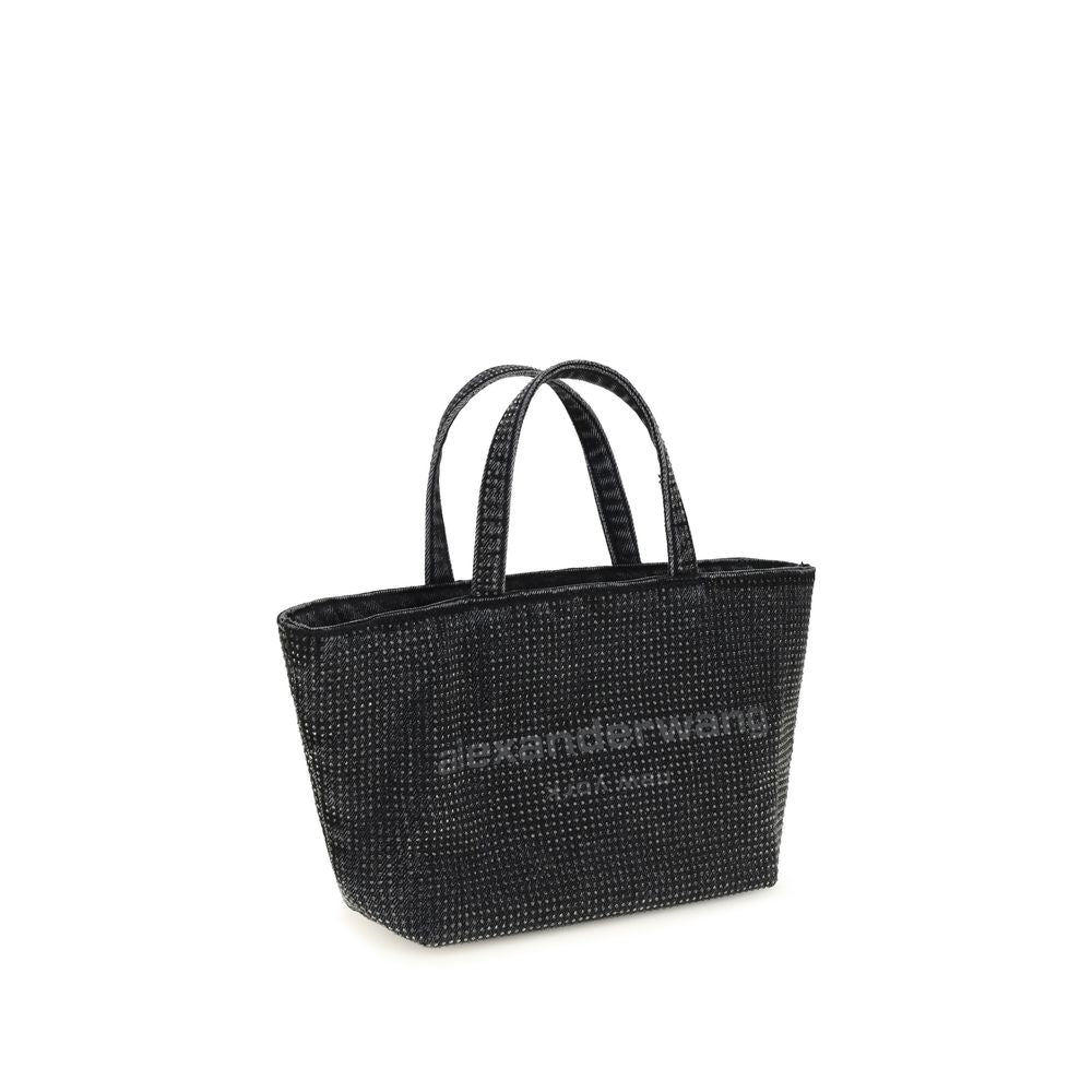 Alexander Wang Bolso de Hombro Gris de Algodón