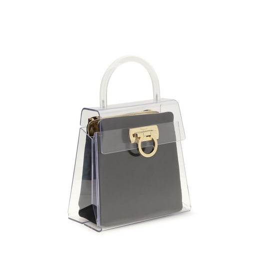 Bolso de mano Ferragamo de PVC negro