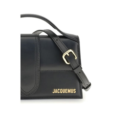 Jacquemus Sac à main en cuir de veau noir Bos Taurus